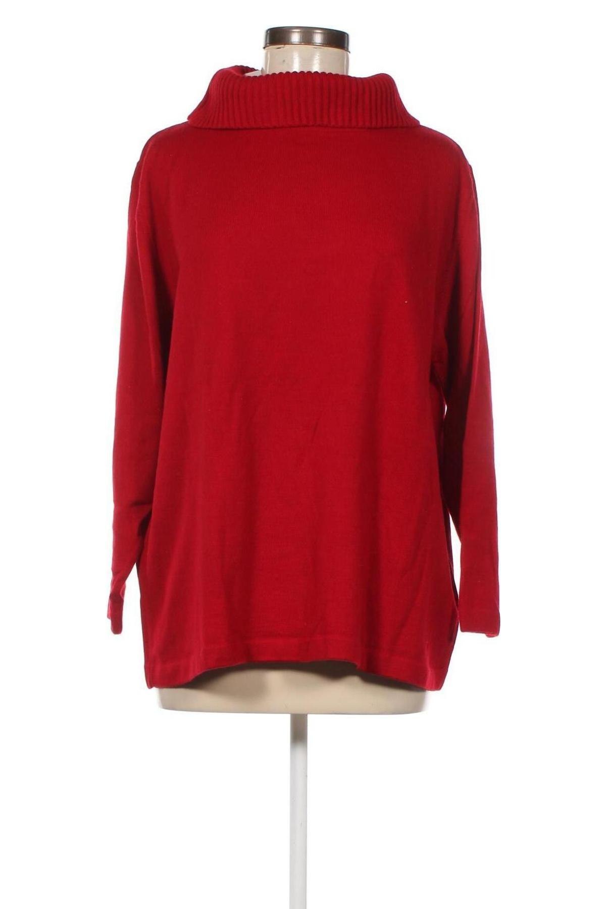 Дамски пуловер Rabe, Размер XL, Цвят Червен, Цена 13,05 лв.