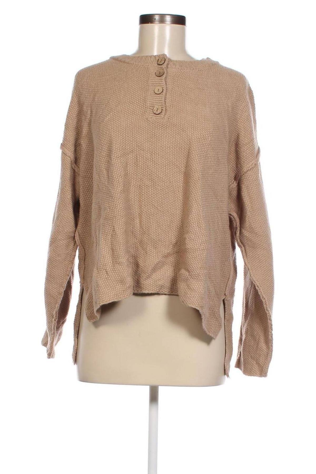 Γυναικείο πουλόβερ SHEIN, Μέγεθος XL, Χρώμα  Μπέζ, Τιμή 3,05 €