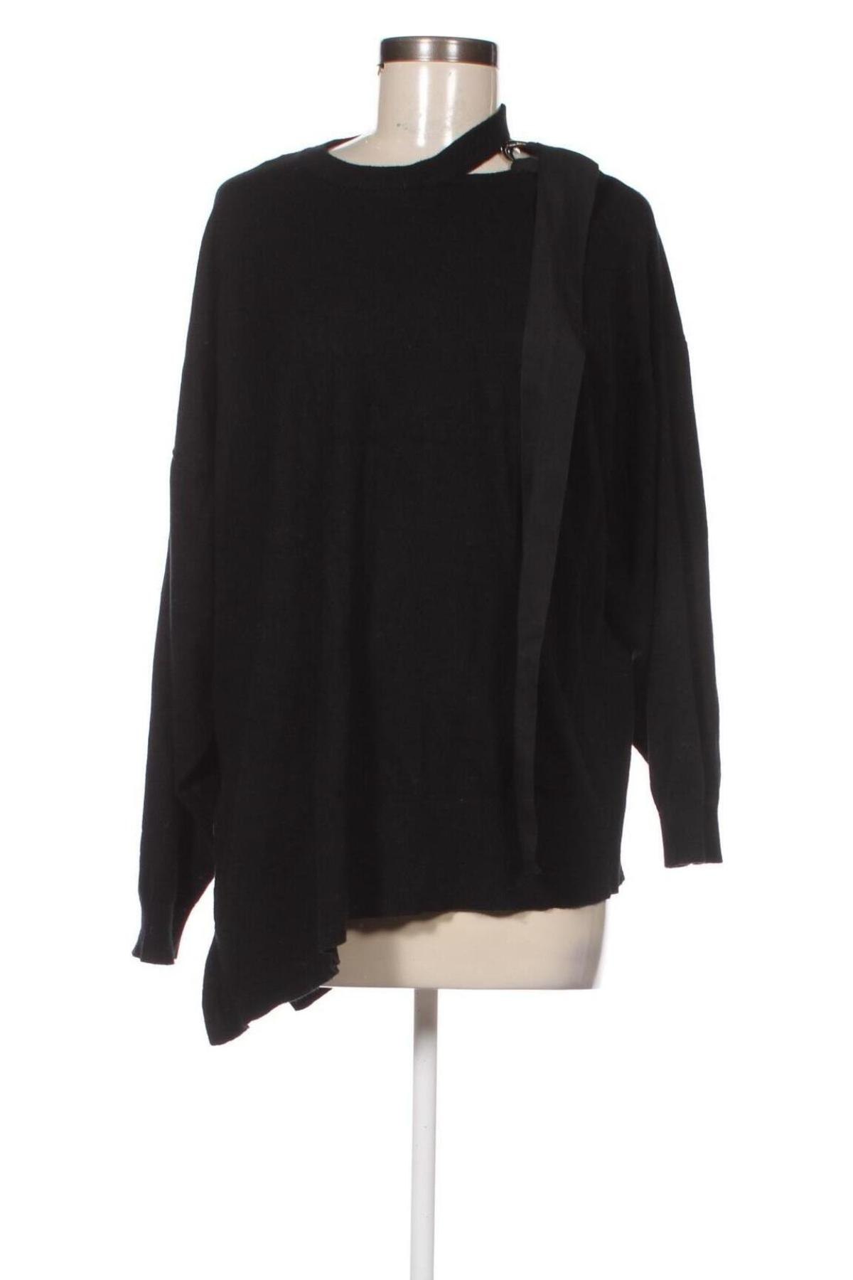 Γυναικείο πουλόβερ Sweewe, Μέγεθος L, Χρώμα Μαύρο, Τιμή 8,16 €