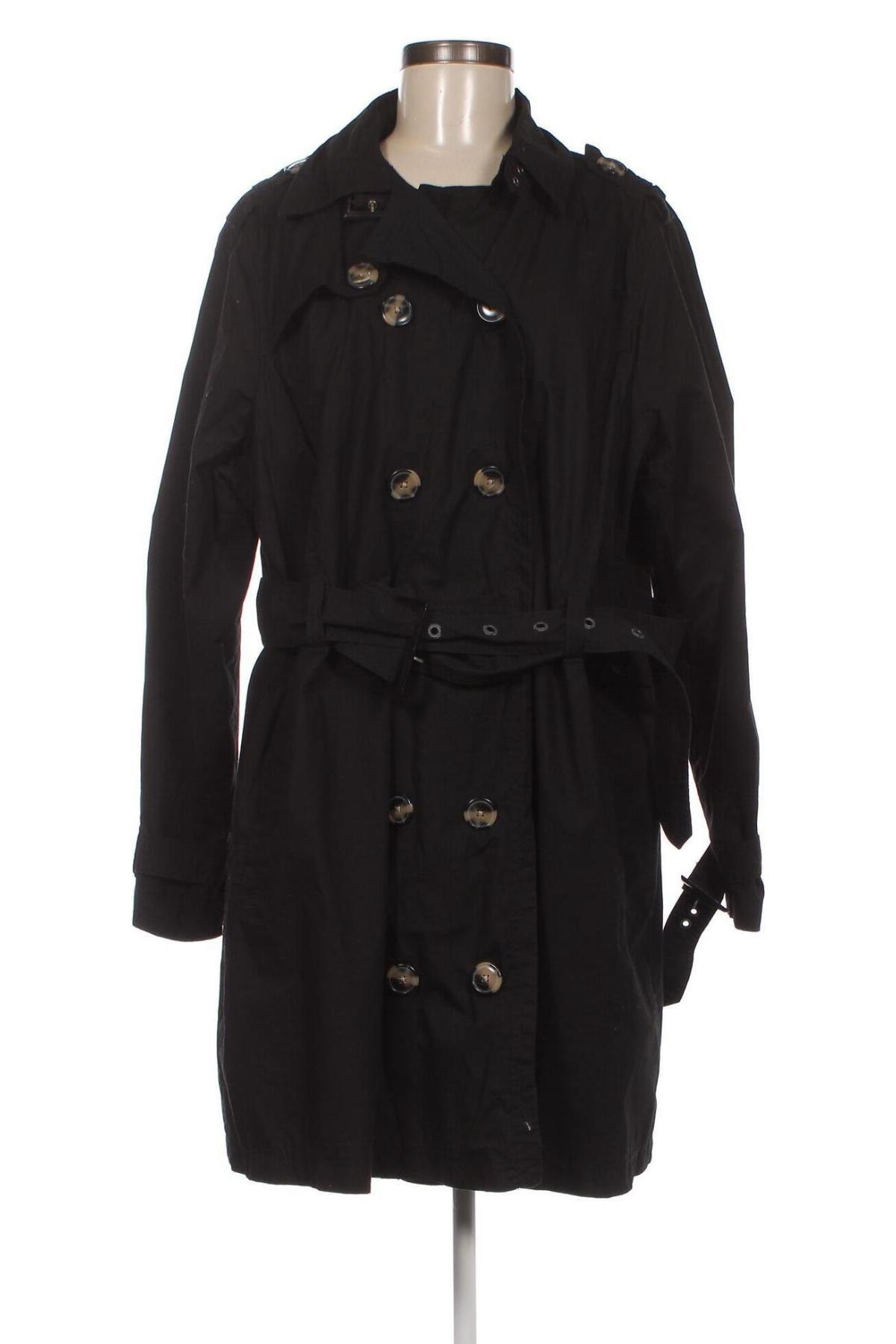 Damen Trench Coat Janina, Größe XXL, Farbe Schwarz, Preis € 52,19