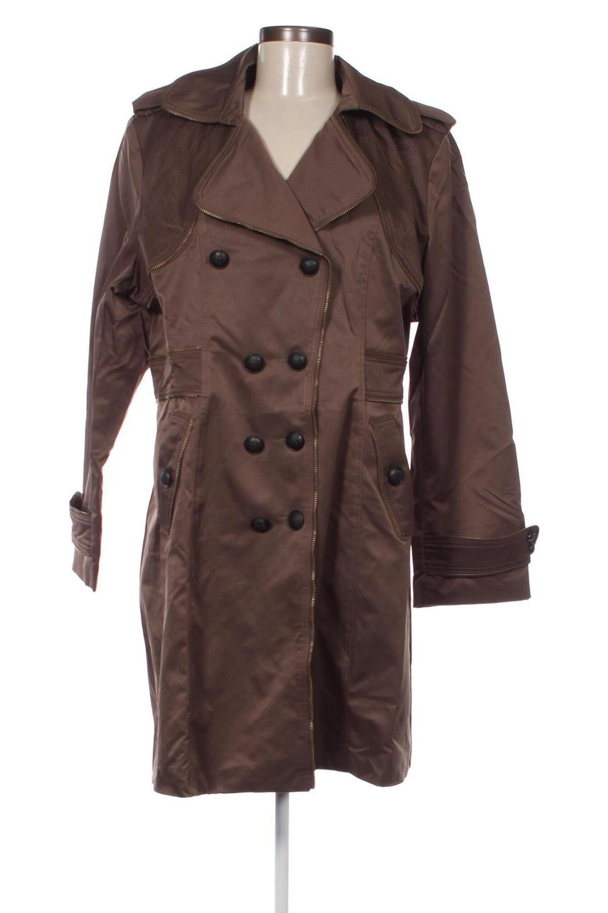 Damen Trenchcoat Multiples, Größe L, Farbe Braun, Preis 12,99 €