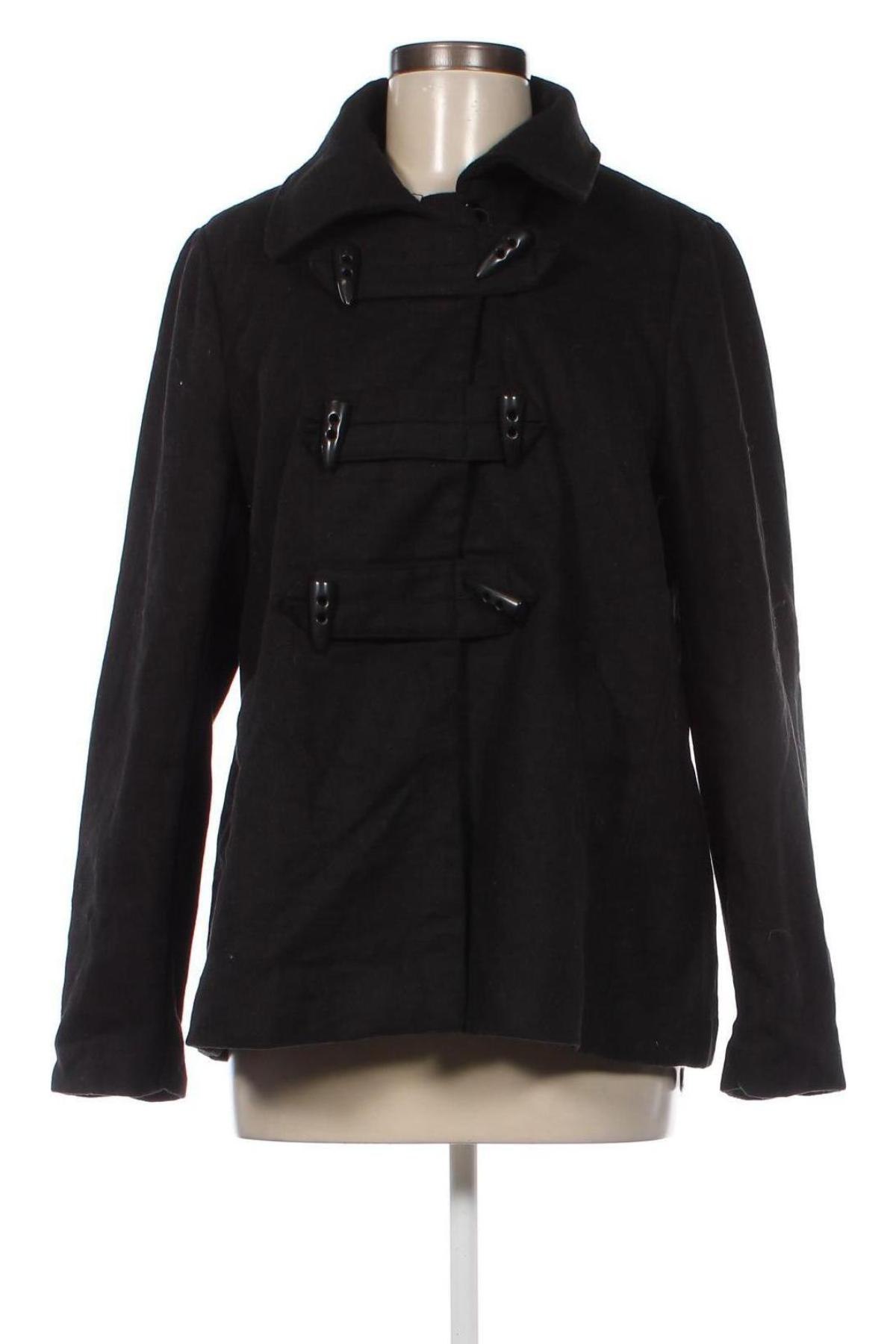 Дамско палто Ambiance Apparel, Размер L, Цвят Черен, Цена 37,45 лв.