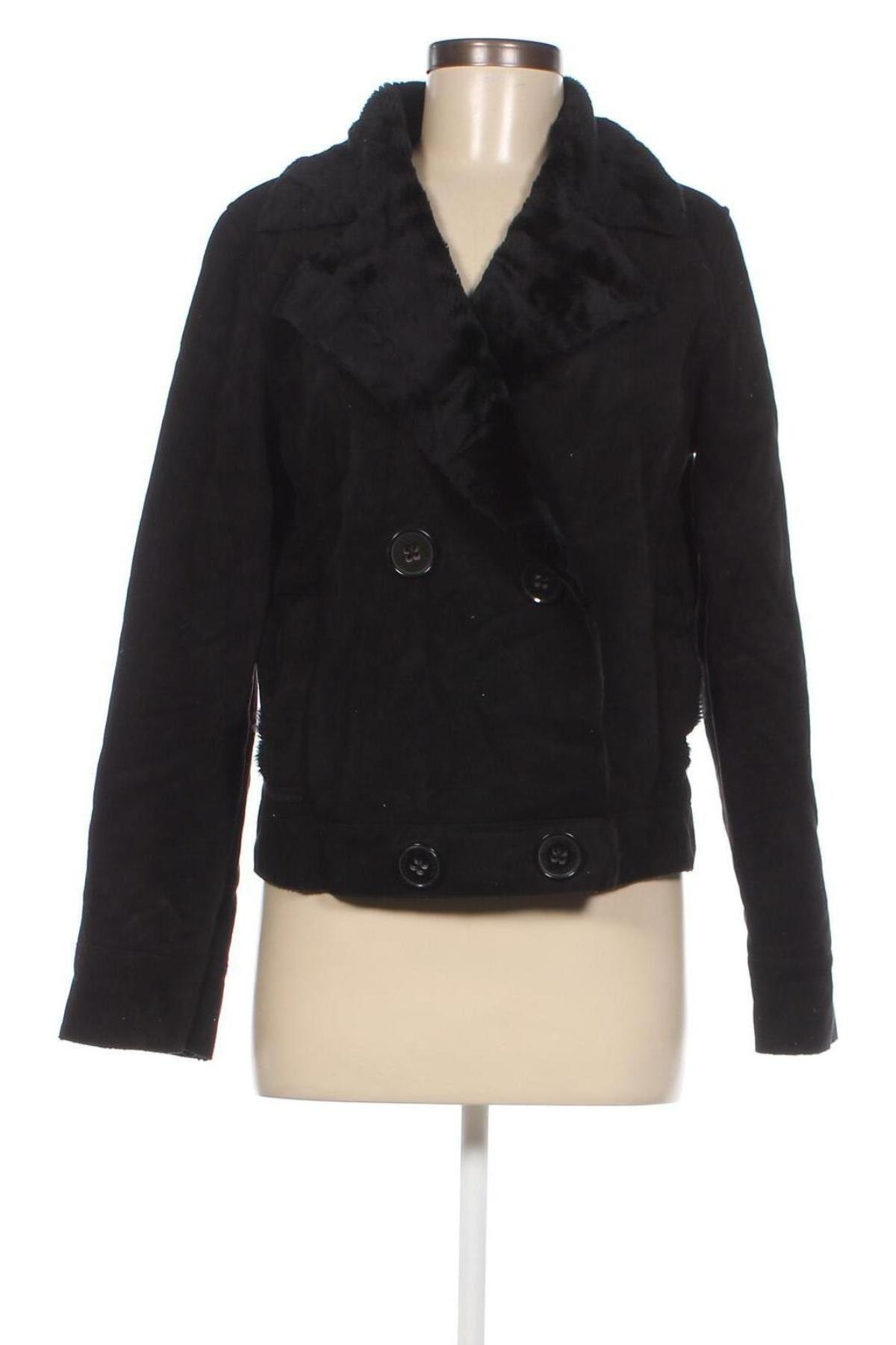 Дамско палто Anne Klein, Размер M, Цвят Черен, Цена 42,70 лв.