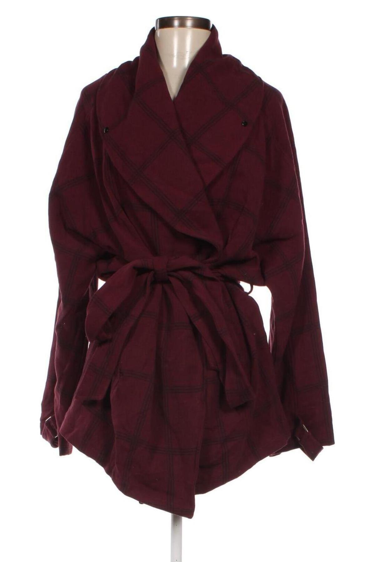 Γυναικείο παλτό City Chic, Μέγεθος XS, Χρώμα Κόκκινο, Τιμή 13,86 €