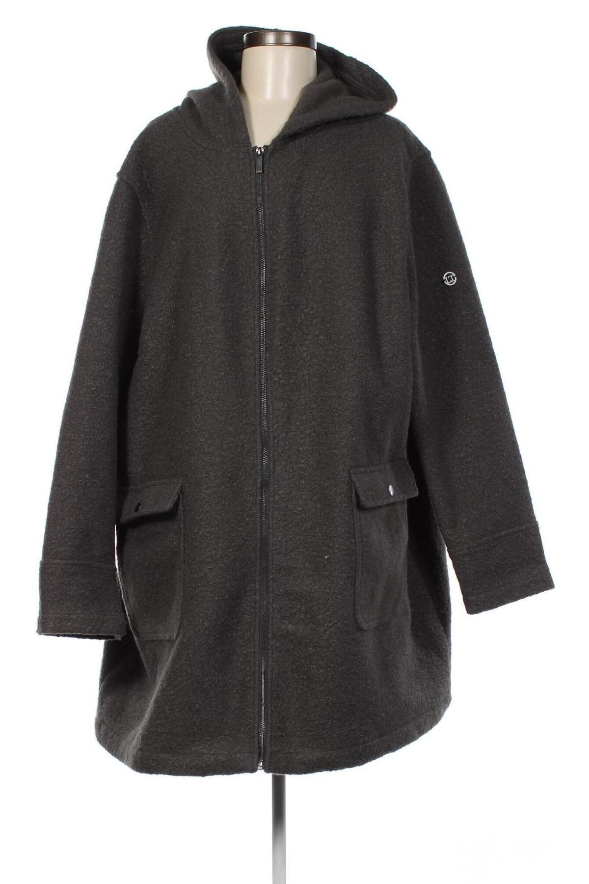 Γυναικείο παλτό Laura Torelli, Μέγεθος XL, Χρώμα Γκρί, Τιμή 5,96 €