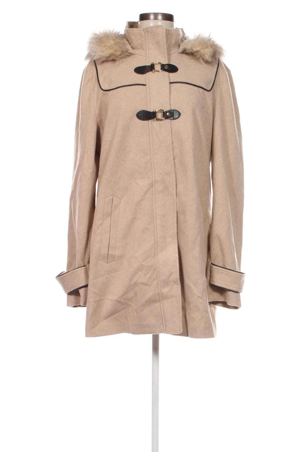 Palton de femei Laura Torelli, Mărime M, Culoare Bej, Preț 123,19 Lei