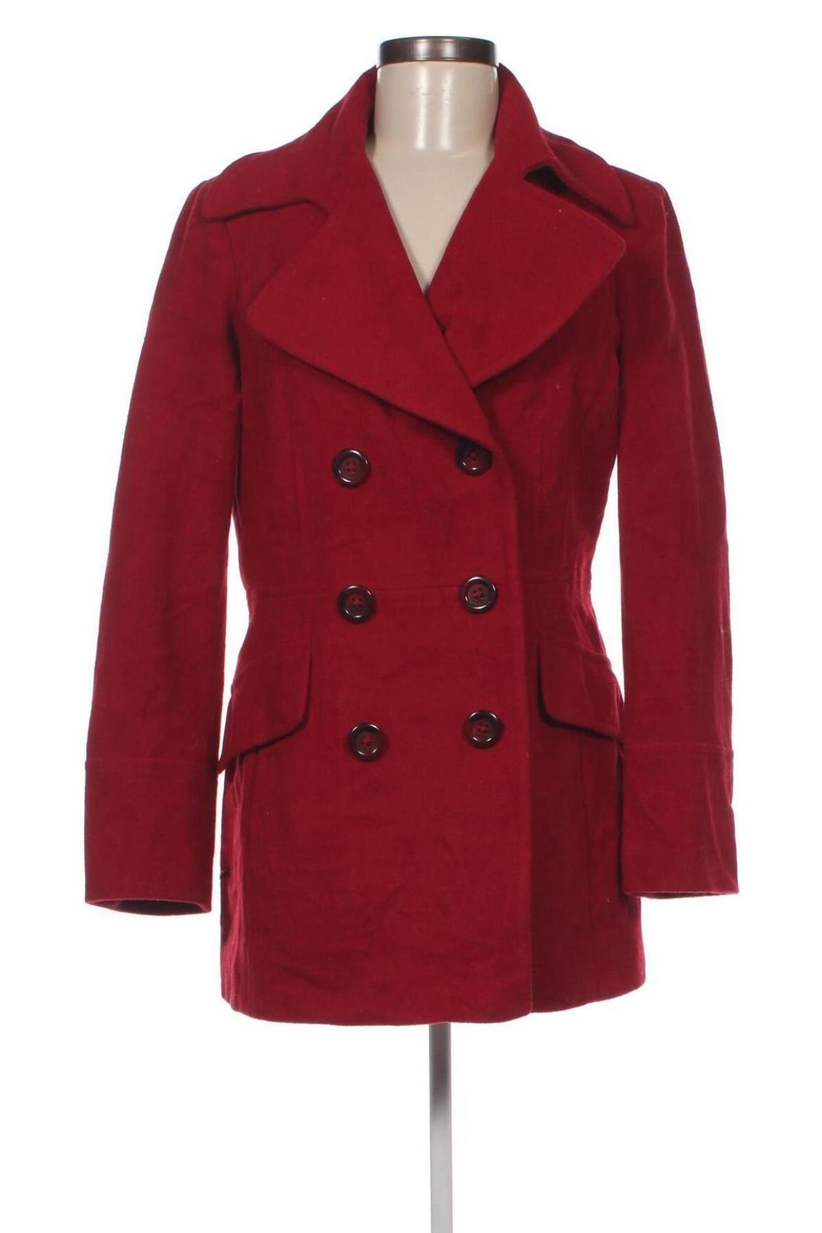 Dámský kabát  London Fog, Velikost S, Barva Červená, Cena  469,00 Kč