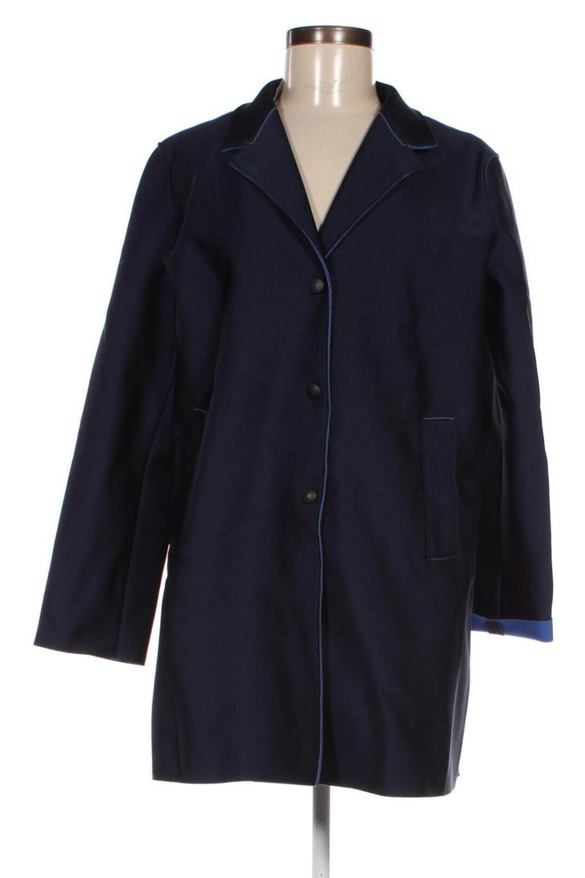 Γυναικείο παλτό Manuela Conti, Μέγεθος M, Χρώμα Μπλέ, Τιμή 30,96 €