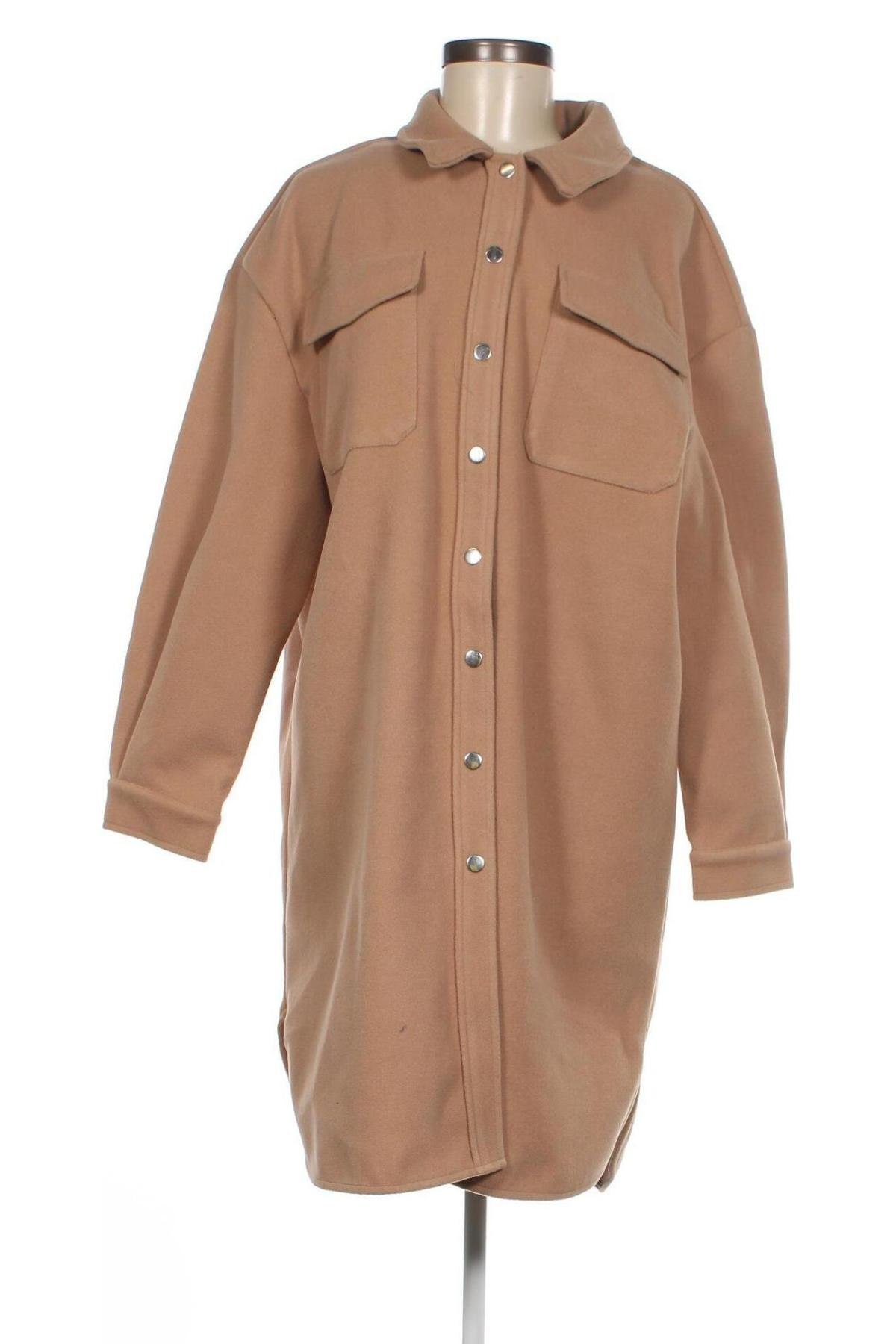 Дамско палто ONLY, Размер M, Цвят Бежов, Цена 95,00 лв.