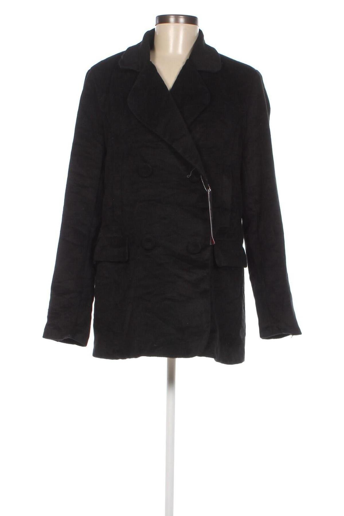 Дамско палто Yoki, Размер M, Цвят Черен, Цена 13,76 лв.