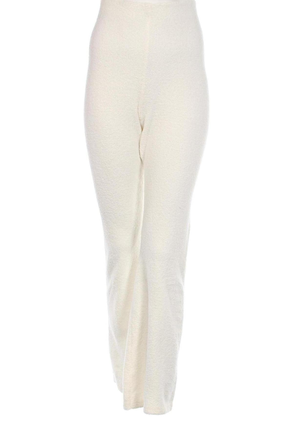 Γυναικείο αθλητικό παντελόνι Monki, Μέγεθος XL, Χρώμα Λευκό, Τιμή 7,52 €