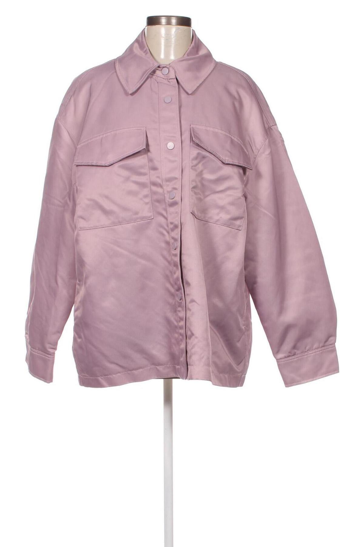 Γυναικείο μπουφάν Gina Tricot, Μέγεθος L, Χρώμα Ρόζ , Τιμή 12,68 €