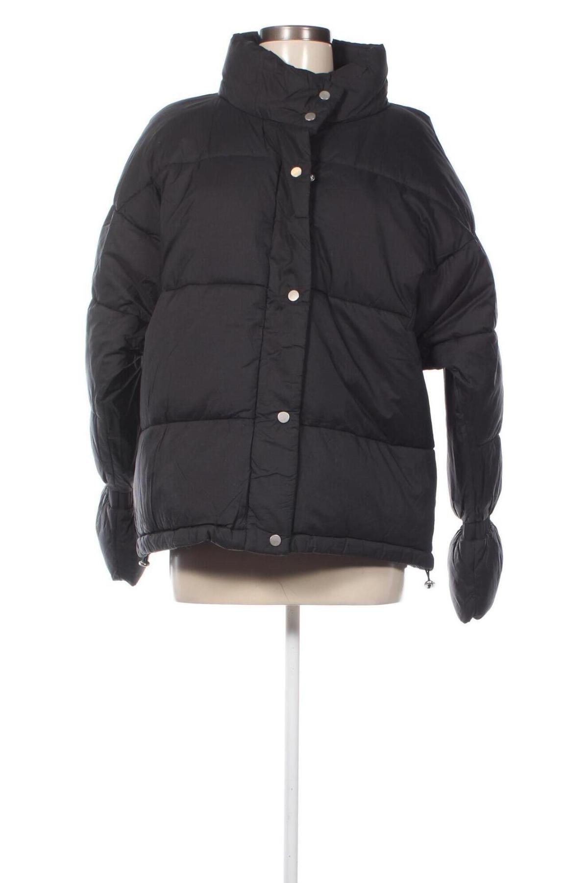 Γυναικείο μπουφάν NA-KD, Μέγεθος L, Χρώμα Μαύρο, Τιμή 24,90 €