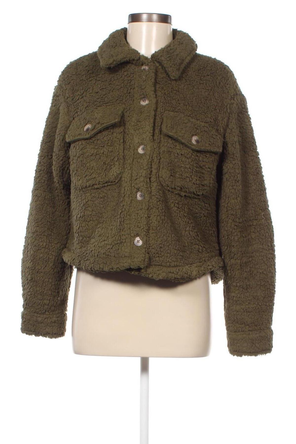 Γυναικείο μπουφάν ONLY, Μέγεθος M, Χρώμα Πράσινο, Τιμή 9,72 €