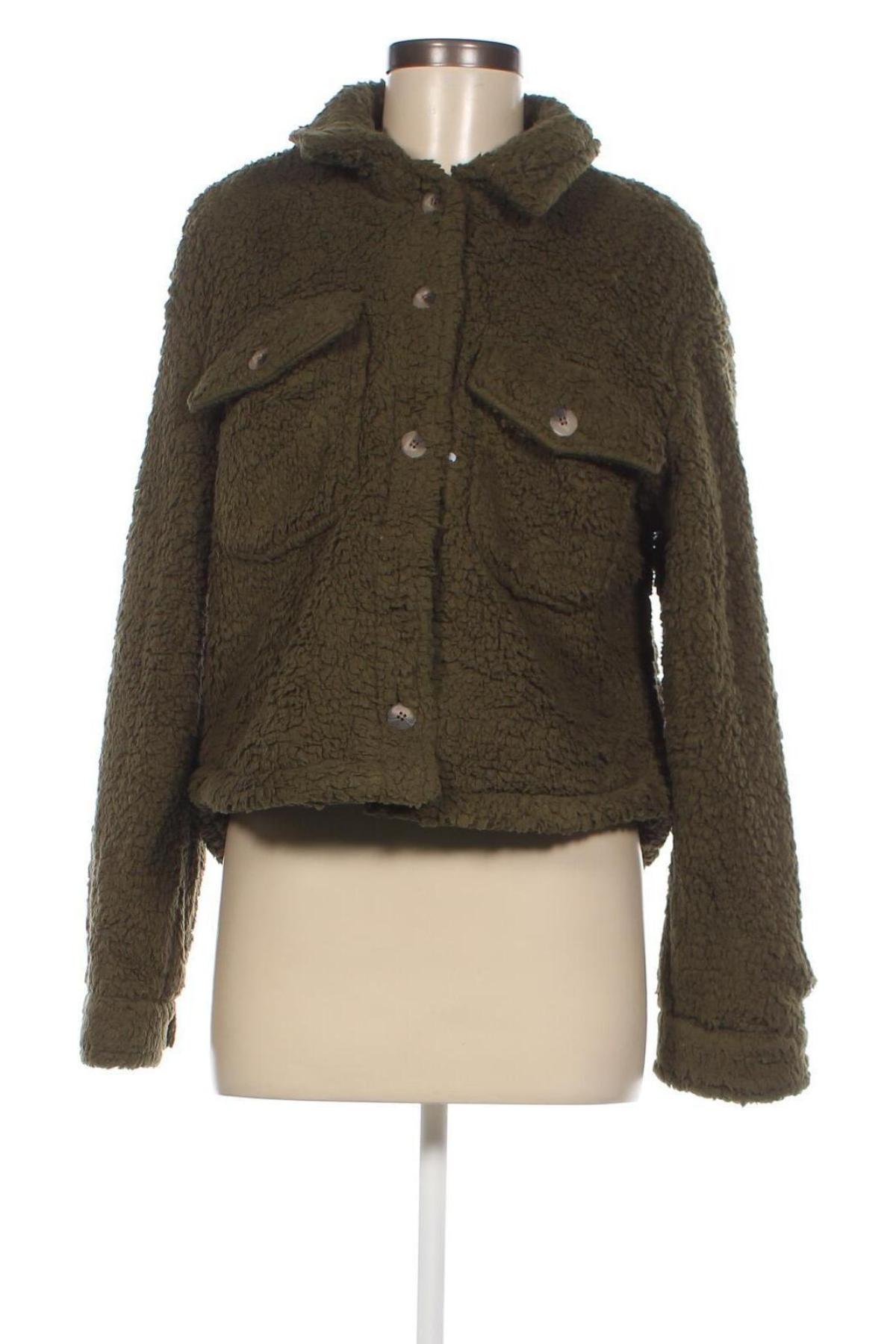 Γυναικείο μπουφάν ONLY, Μέγεθος M, Χρώμα Πράσινο, Τιμή 12,68 €