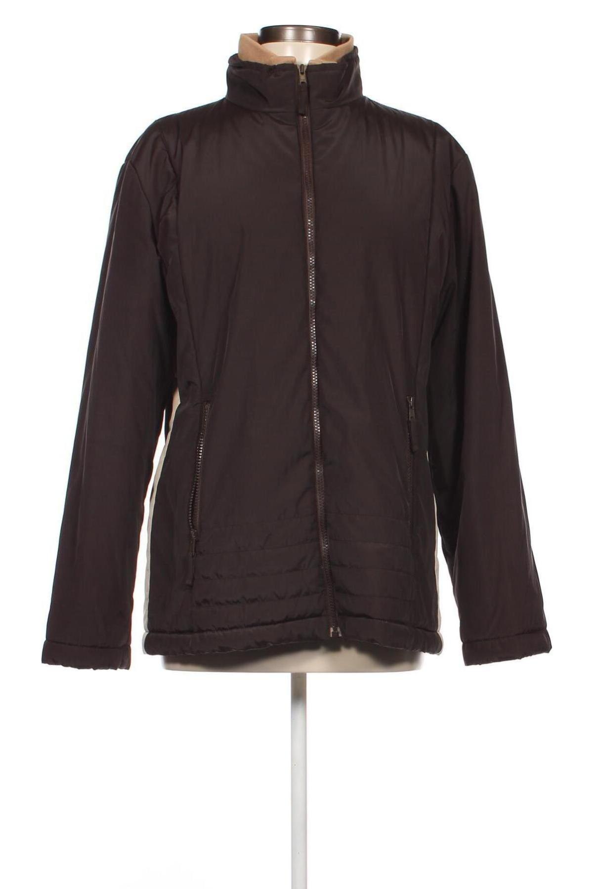 Γυναικείο μπουφάν Tom Tailor, Μέγεθος XL, Χρώμα Καφέ, Τιμή 11,36 €