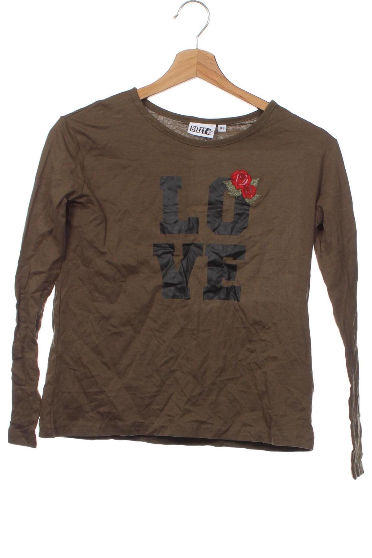 Kinder Shirt, Größe 10-11y/ 146-152 cm, Farbe Grün, Preis 12,28 €