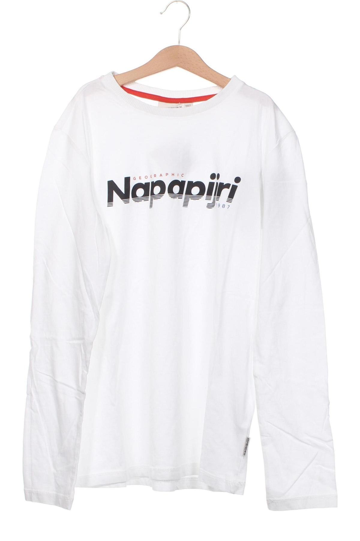 Bluză pentru copii Napapijri, Mărime 13-14y/ 164-168 cm, Culoare Alb, Preț 260,53 Lei