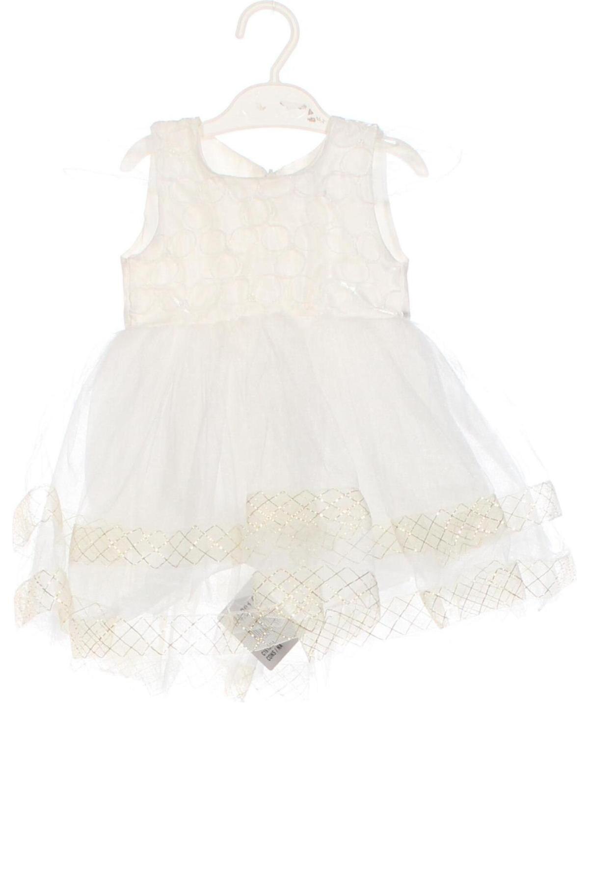 Detské šaty , Veľkosť 9-12m/ 74-80 cm, Farba Biela, Cena  8,87 €
