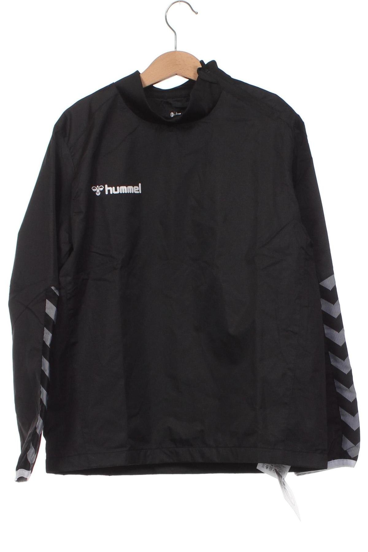 Детска спортна блуза Hummel, Размер 9-10y/ 140-146 см, Цвят Черен, Цена 59,19 лв.