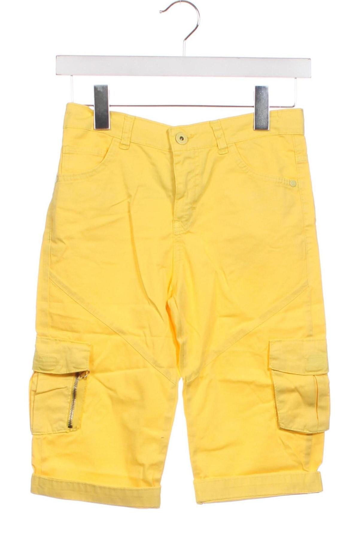 Pantaloni scurți pentru copii, Mărime 11-12y/ 152-158 cm, Culoare Galben, Preț 102,63 Lei