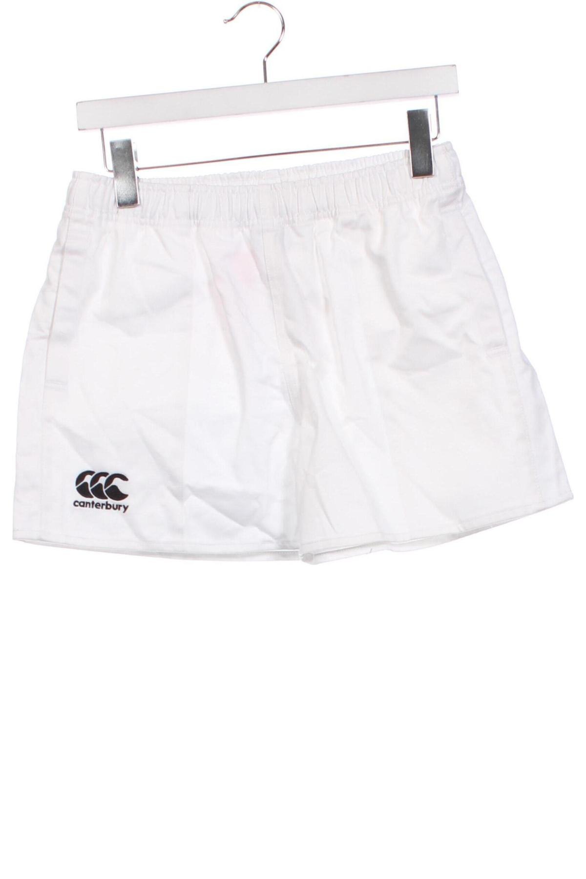 Pantaloni scurți pentru copii Canterbury, Mărime 14-15y/ 168-170 cm, Culoare Alb, Preț 12,32 Lei