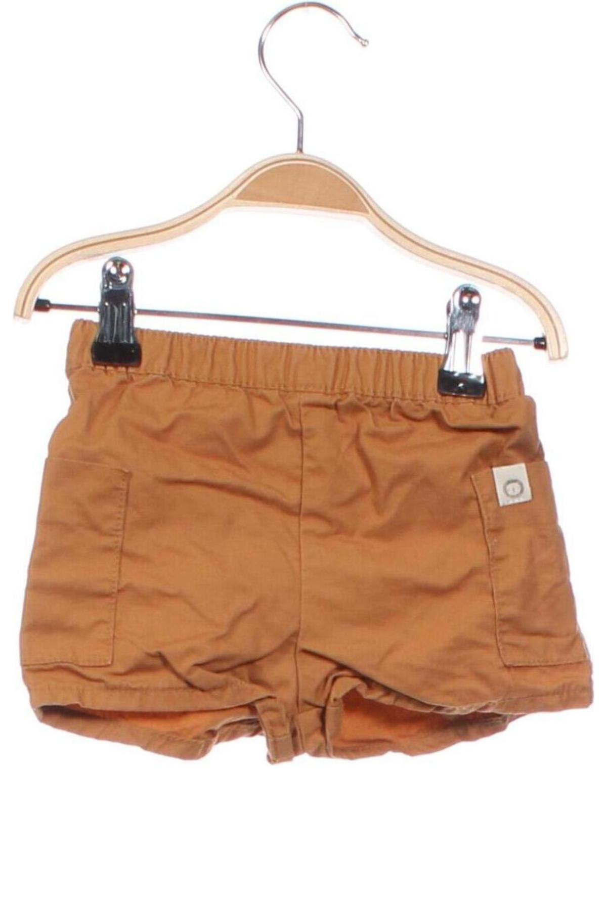 Детски къс панталон Sinsay, Размер 9-12m/ 74-80 см, Цвят Кафяв, Цена 7,17 лв.