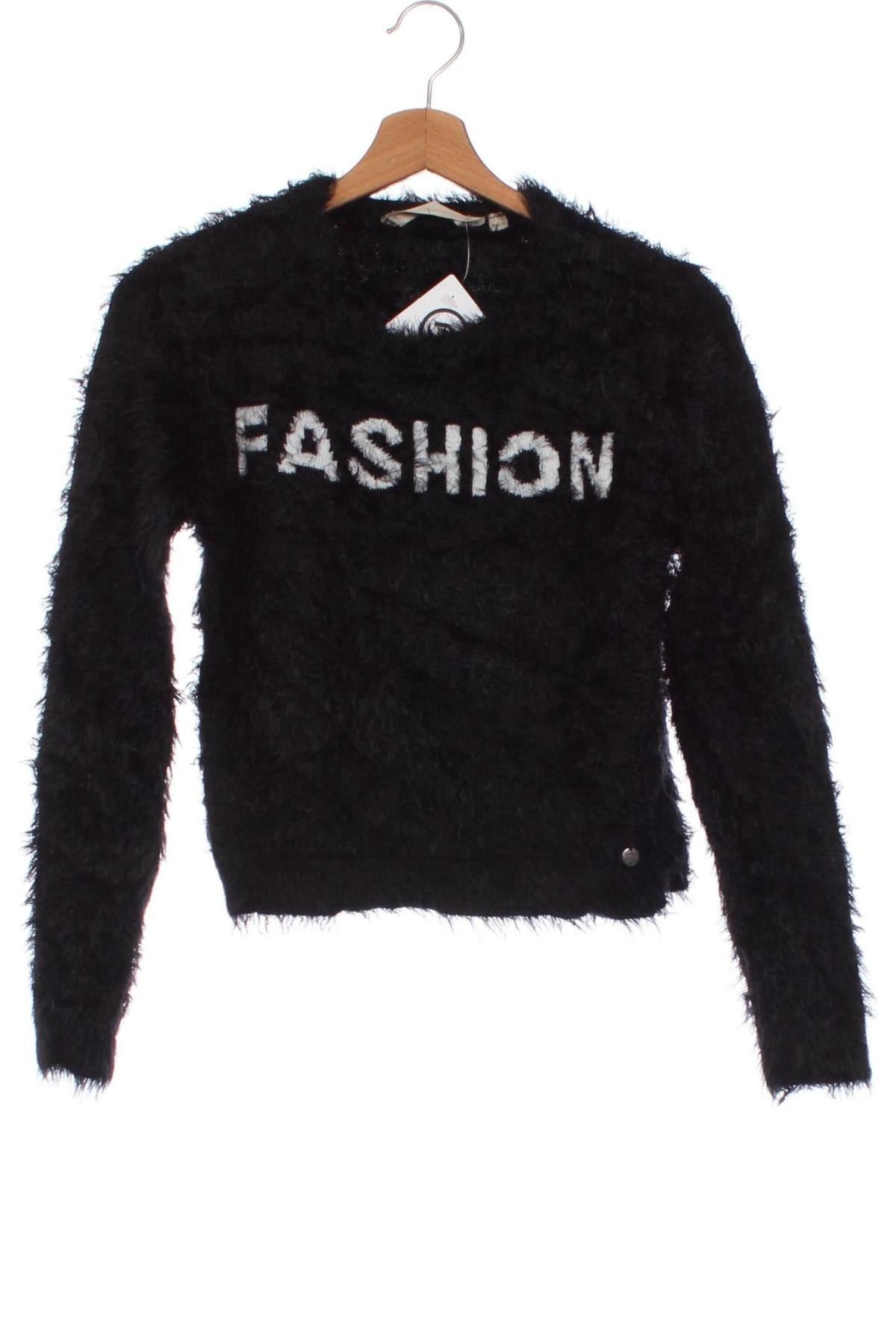 Детски пуловер Garcia Jeans, Размер 13-14y/ 164-168 см, Цвят Черен, Цена 7,80 лв.