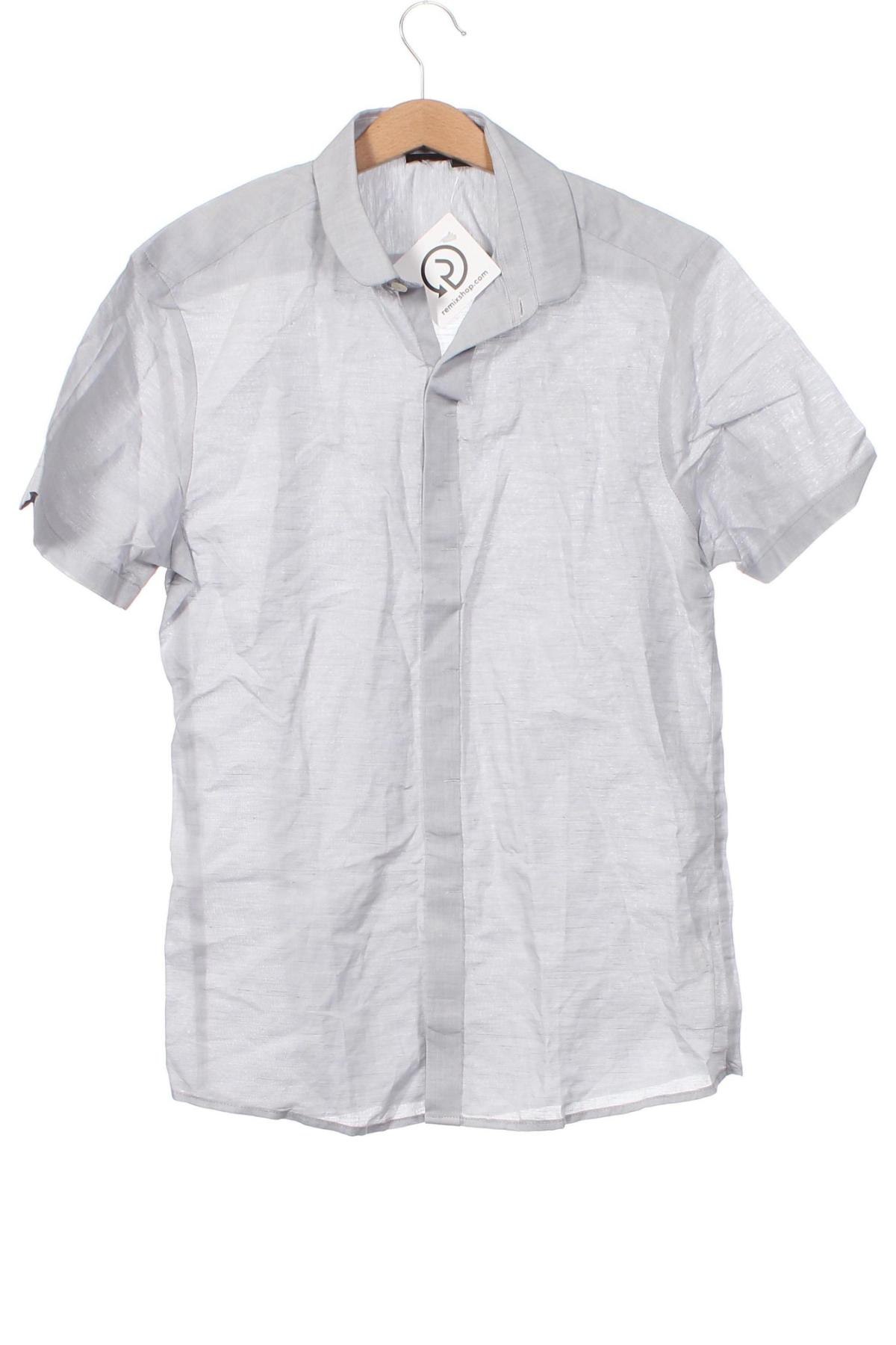 Ανδρικό πουκάμισο, Μέγεθος XXS, Χρώμα Γκρί, Τιμή 4,50 €