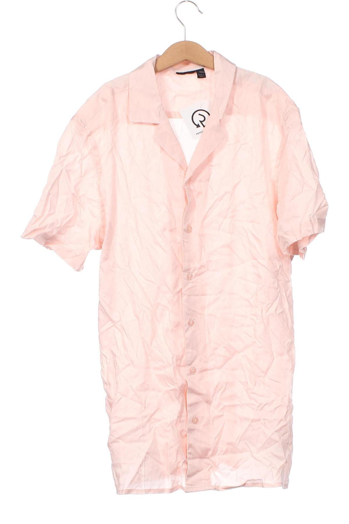 Мъжка риза ASOS, Размер XS, Цвят Розов, Цена 7,92 лв.