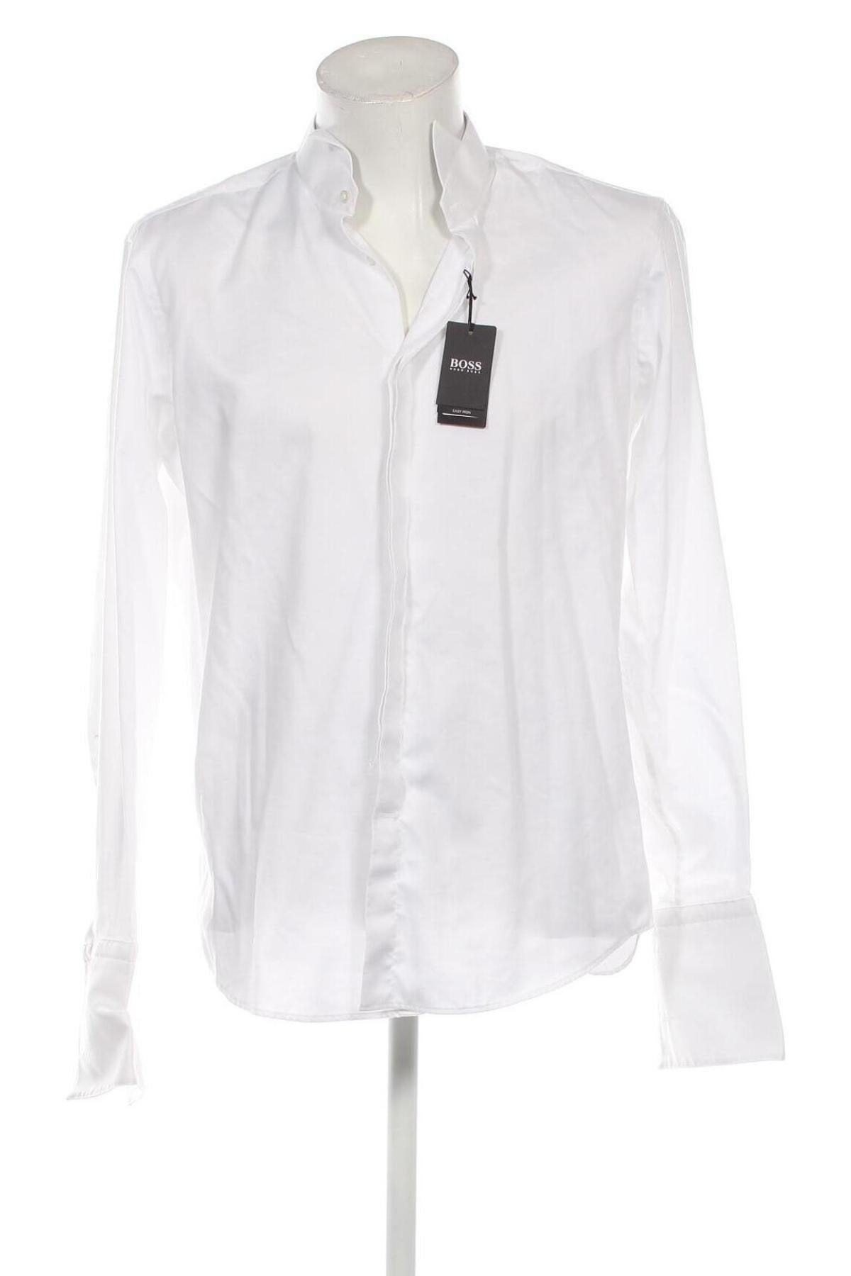 Ανδρικό πουκάμισο BOSS, Μέγεθος L, Χρώμα Λευκό, Τιμή 61,55 €
