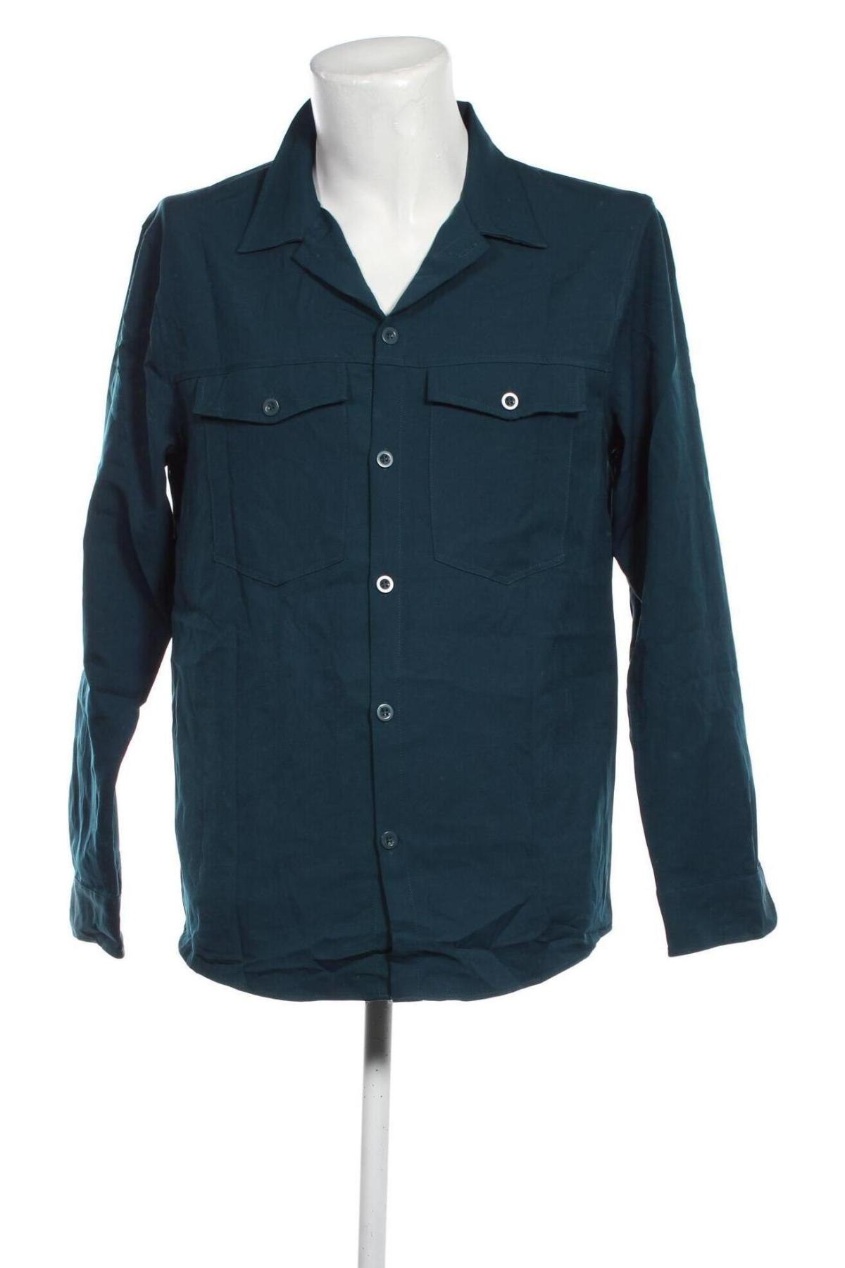 Ανδρικό πουκάμισο Boohoo, Μέγεθος M, Χρώμα Πράσινο, Τιμή 17,94 €