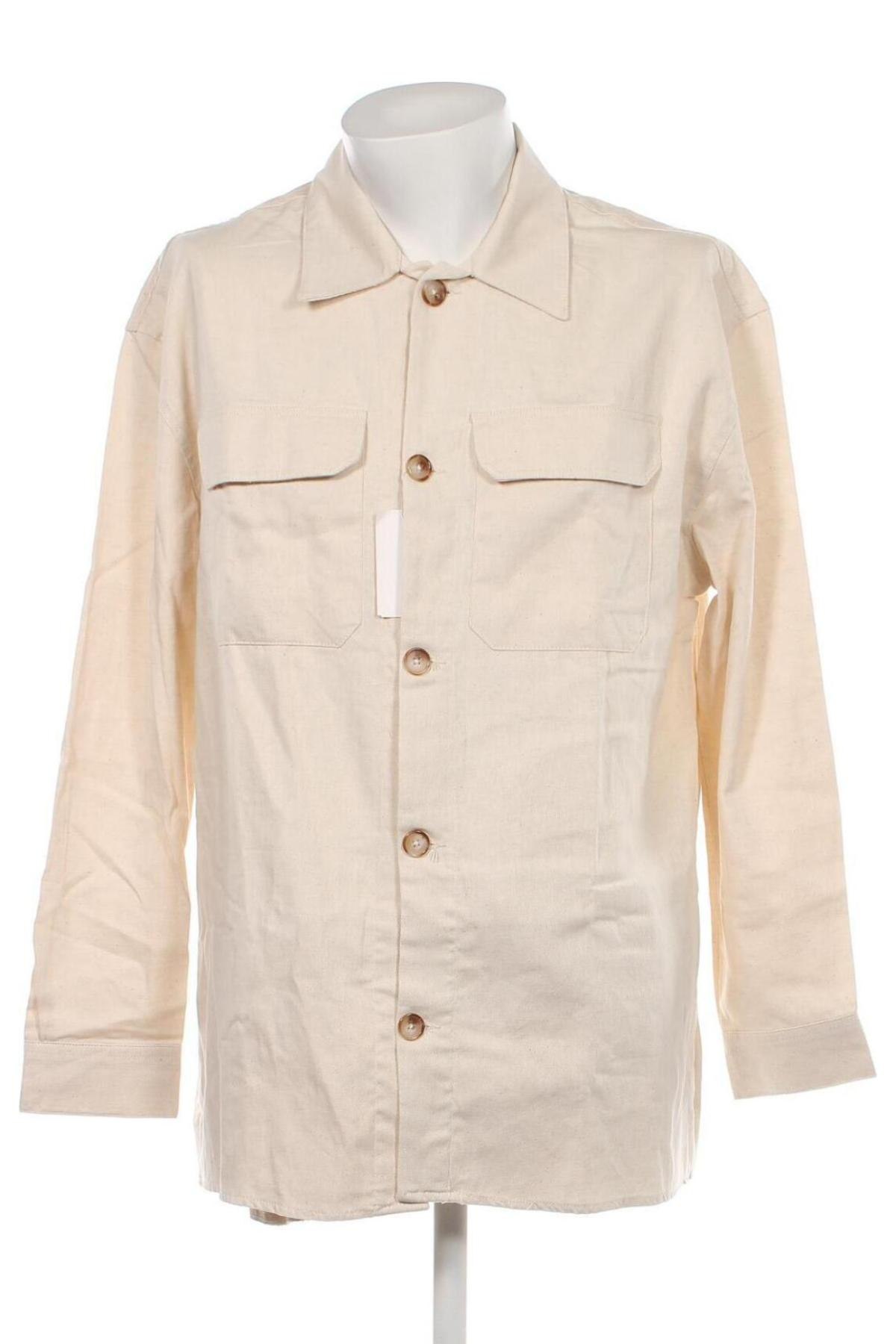 Ανδρικό πουκάμισο Fabrika, Μέγεθος L, Χρώμα Εκρού, Τιμή 21,70 €