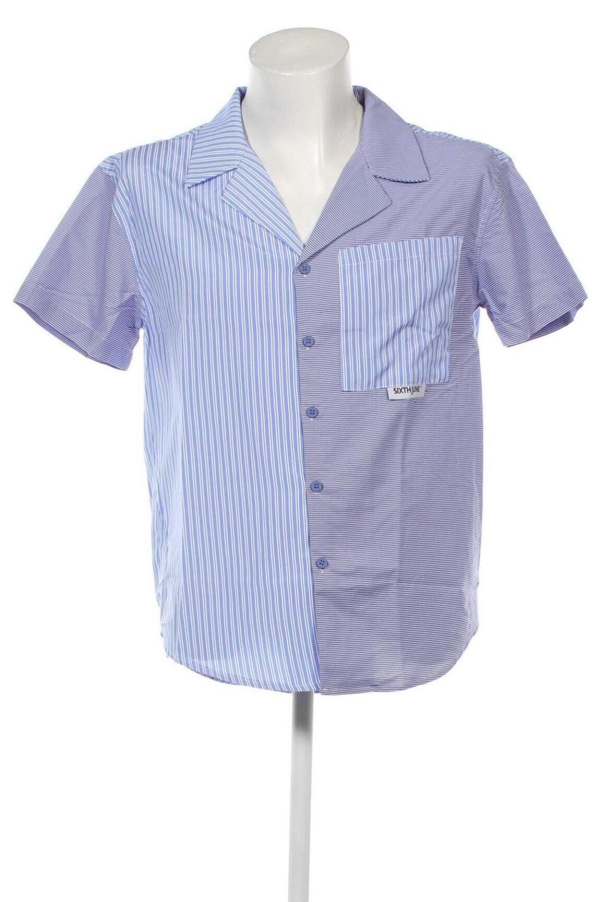 Herrenhemd Sixth June, Größe M, Farbe Blau, Preis 11,88 €