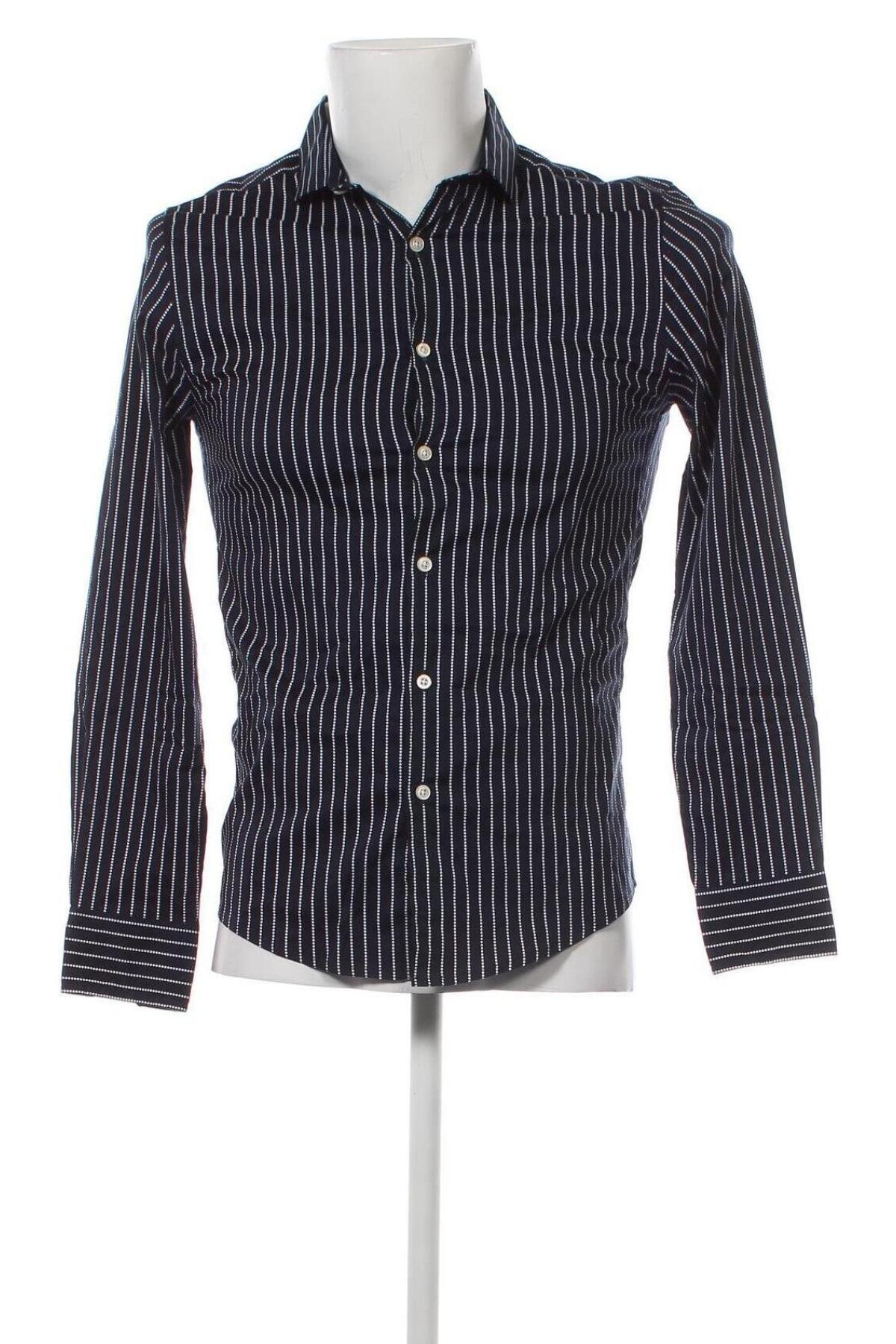 Ανδρικό πουκάμισο Smog, Μέγεθος S, Χρώμα Μπλέ, Τιμή 17,94 €