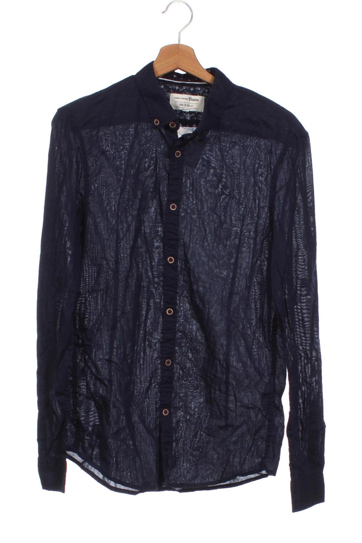 Ανδρικό πουκάμισο Tom Tailor, Μέγεθος M, Χρώμα Μπλέ, Τιμή 37,11 €