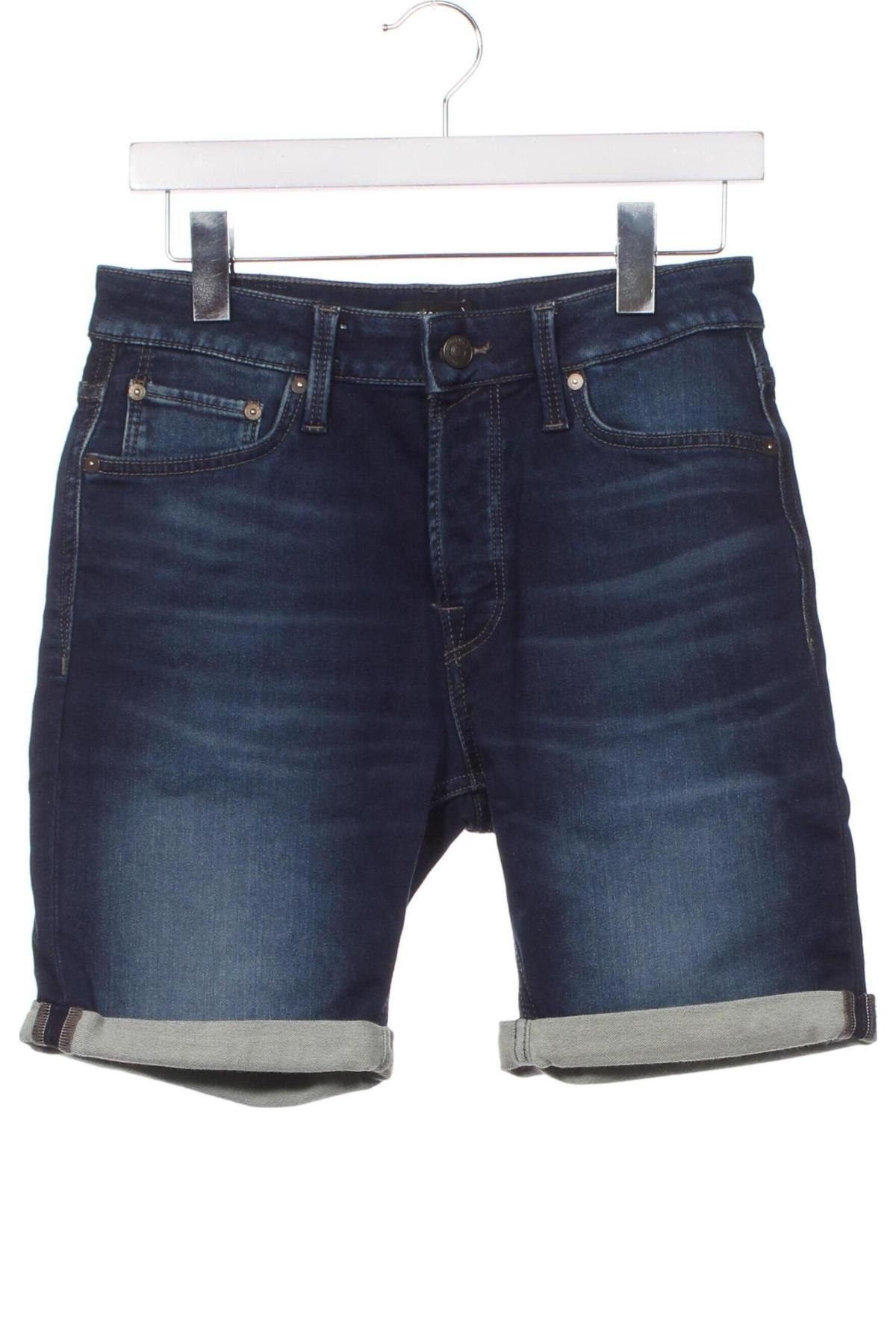 Pantaloni scurți de bărbați Jack & Jones, Mărime XS, Culoare Albastru, Preț 60,39 Lei