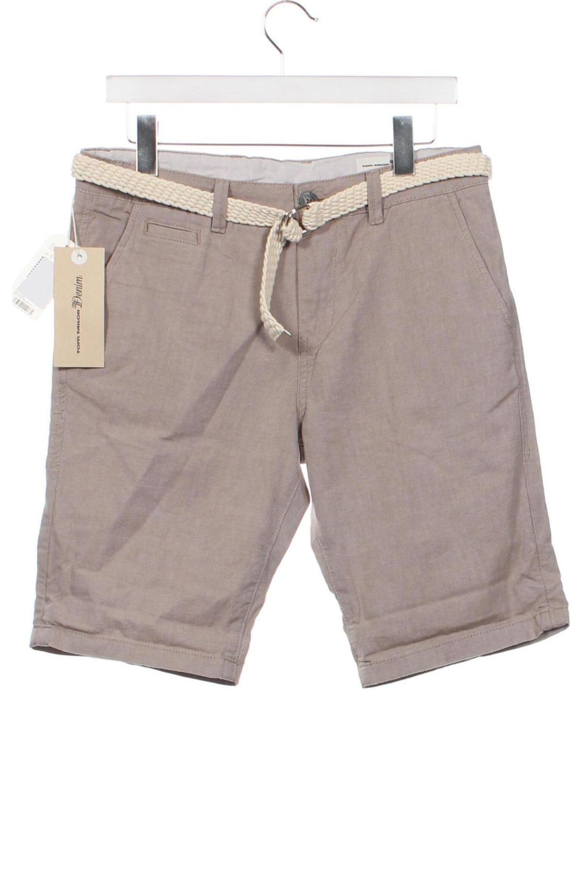 Мъжки къс панталон Tom Tailor, Размер S, Цвят Сив, Цена 58,00 лв.