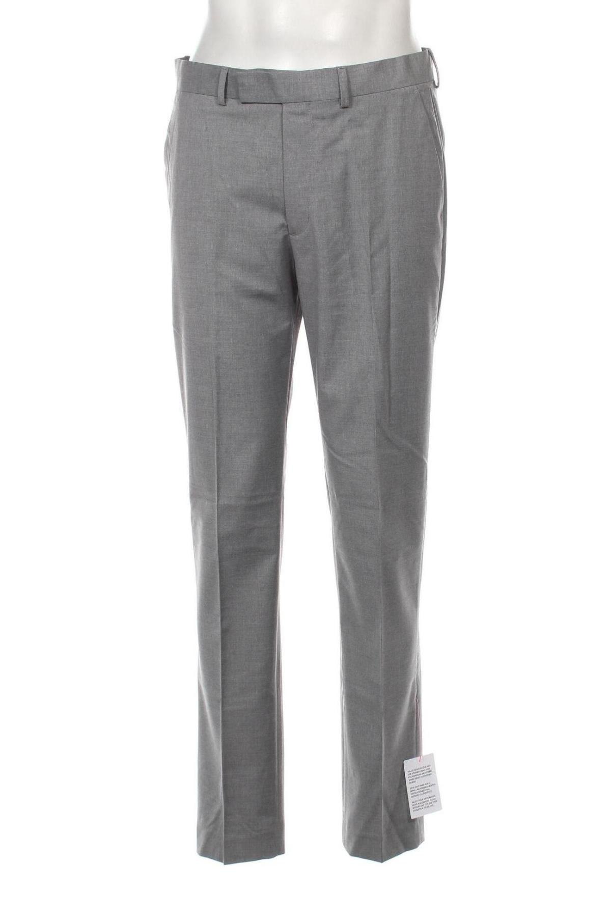 Pantaloni de bărbați ASOS, Mărime L, Culoare Gri, Preț 40,07 Lei