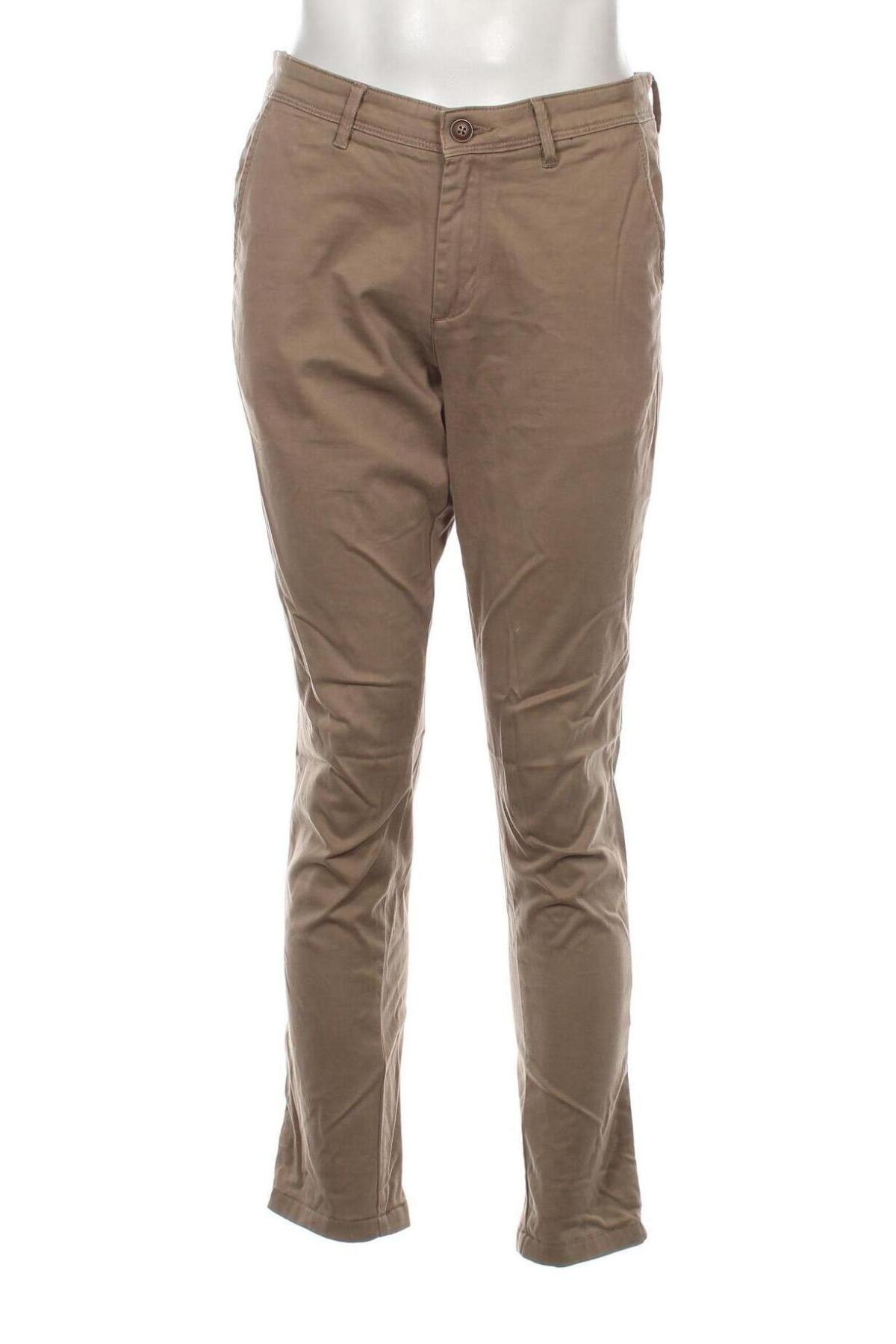 Herrenhose Jack & Jones, Größe M, Farbe Beige, Preis 11,84 €