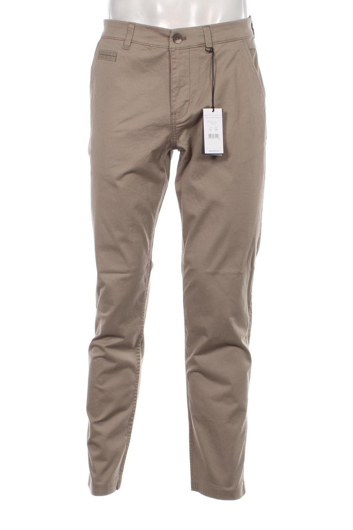 Ανδρικό παντελόνι New Look, Μέγεθος M, Χρώμα Γκρί, Τιμή 5,22 €