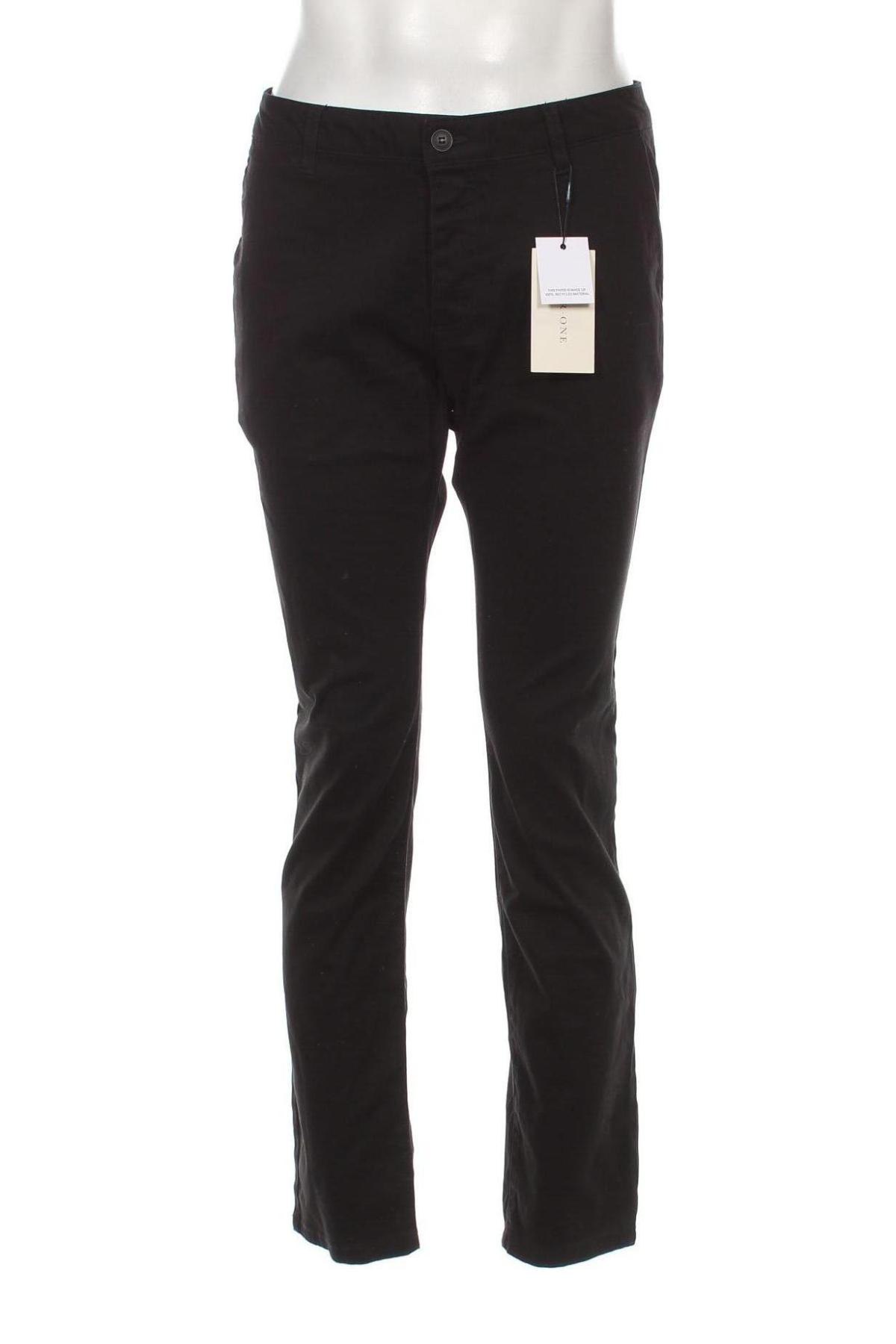 Ανδρικό παντελόνι Pier One, Μέγεθος M, Χρώμα Μαύρο, Τιμή 9,25 €
