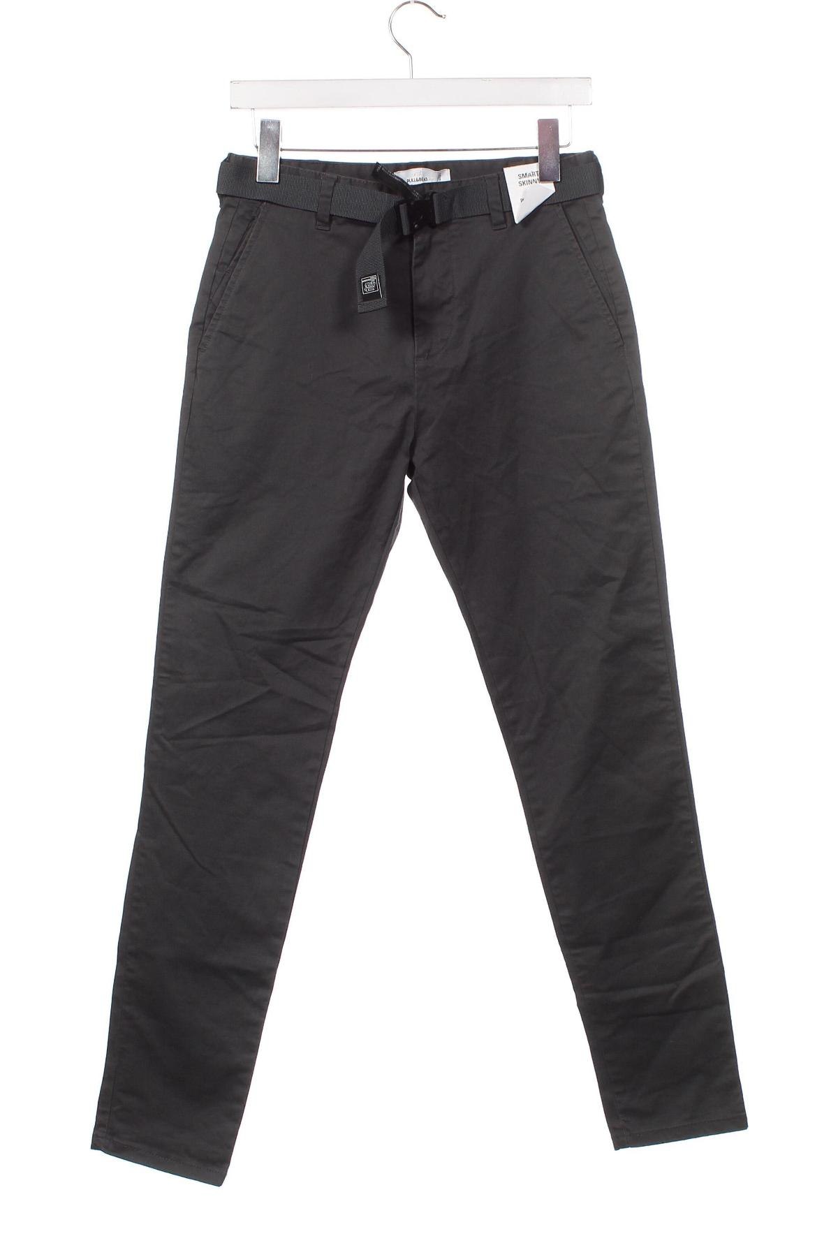 Ανδρικό παντελόνι Pull&Bear, Μέγεθος S, Χρώμα Γκρί, Τιμή 23,71 €