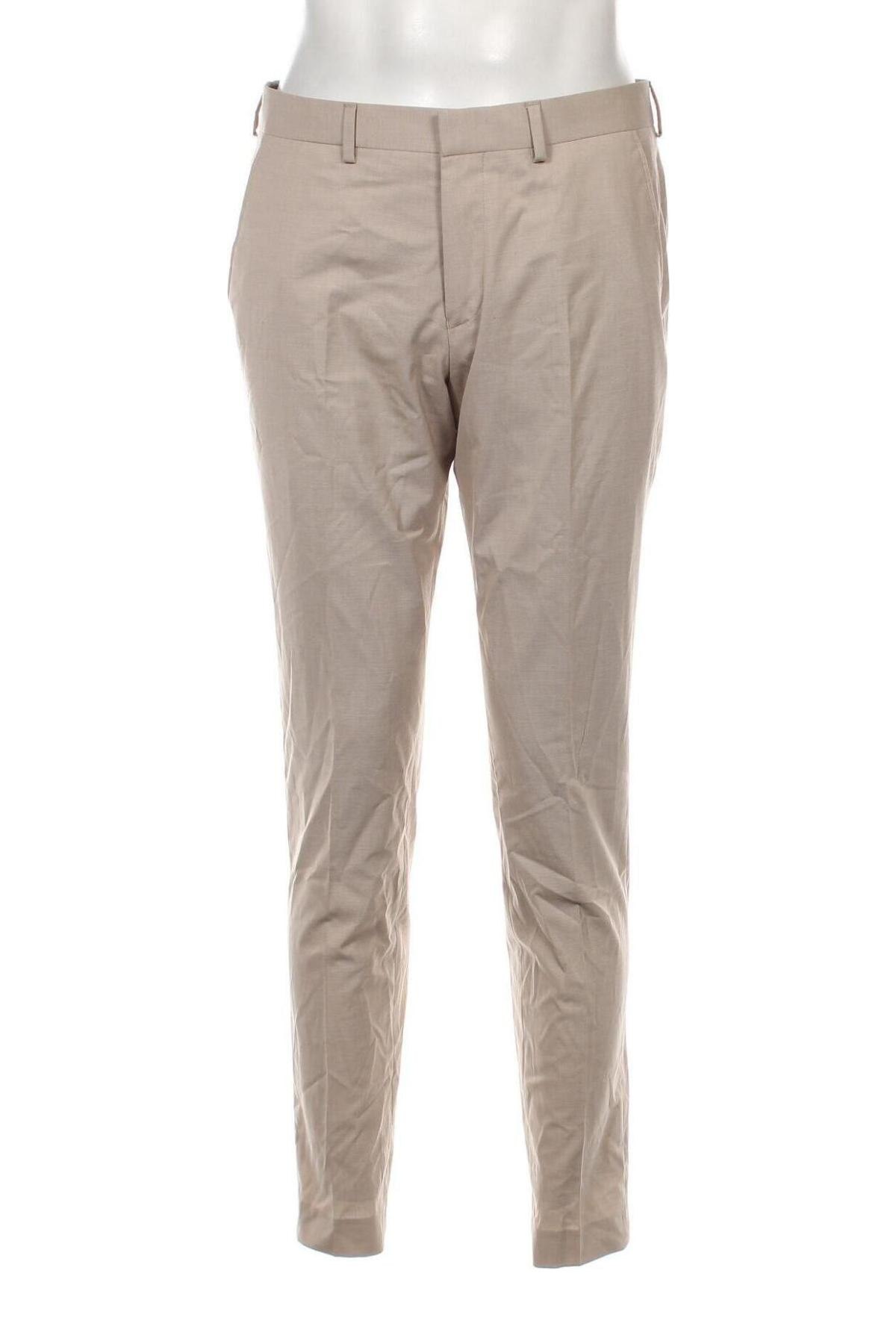 Мъжки панталон S.Oliver, Размер M, Цвят Бежов, Цена 87,00 лв.