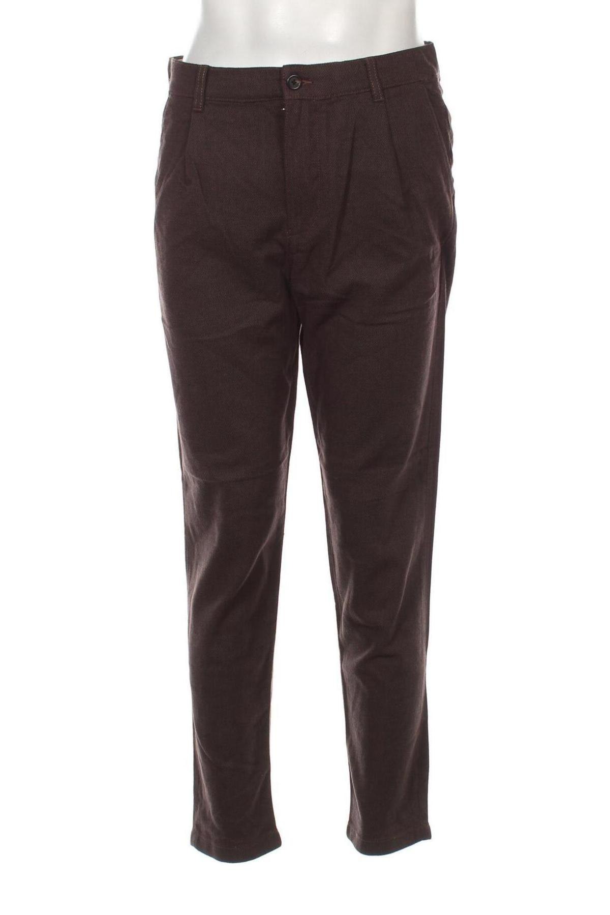 Мъжки панталон Selected Homme, Размер M, Цвят Кафяв, Цена 95,00 лв.