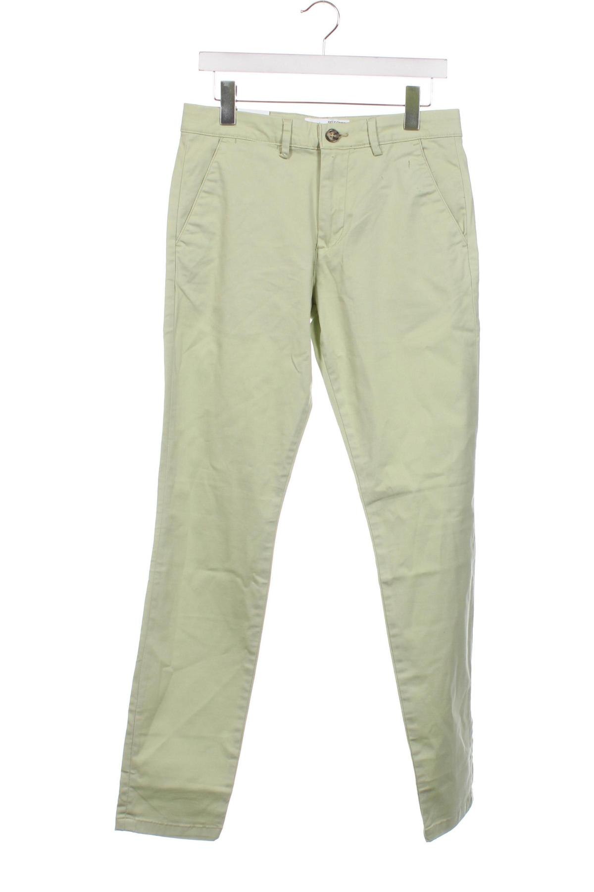 Ανδρικό παντελόνι Selected Homme, Μέγεθος M, Χρώμα Πράσινο, Τιμή 17,63 €