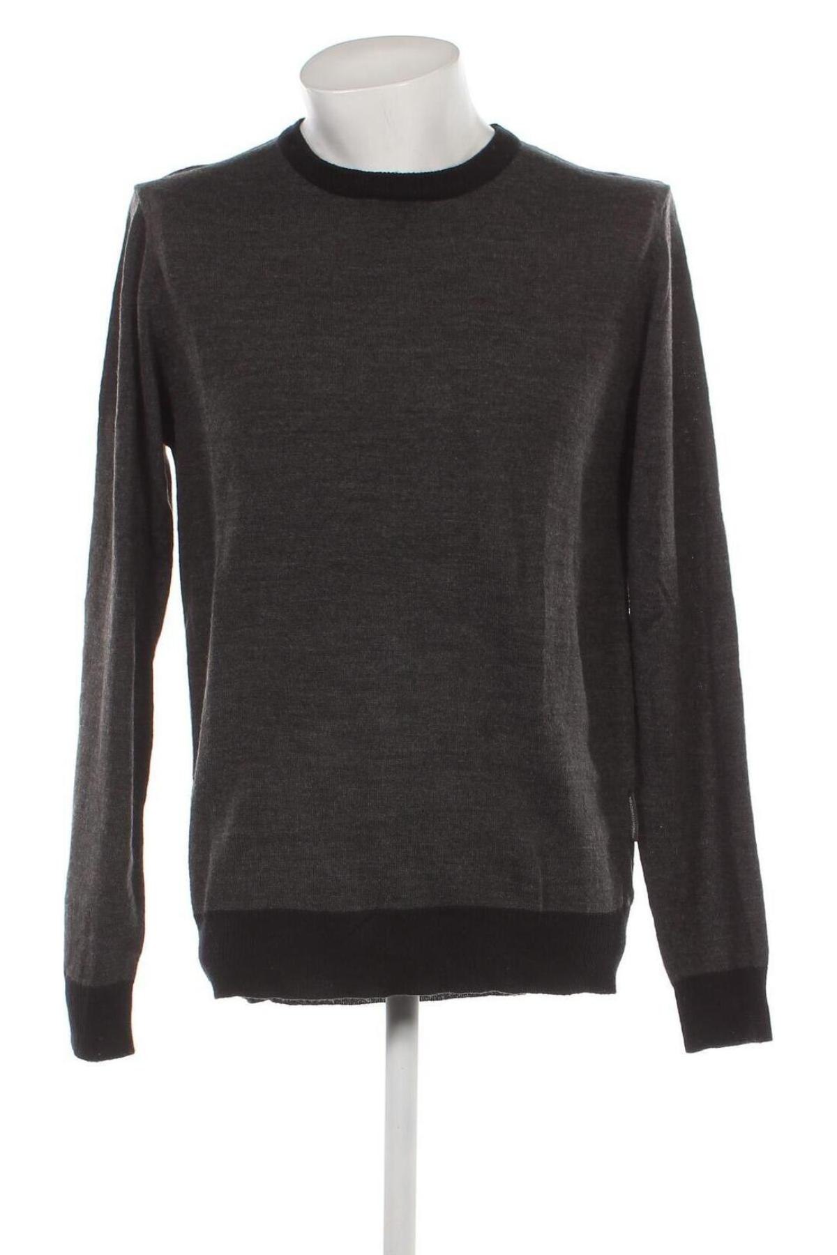 Мъжки пуловер French Connection, Размер L, Цвят Сив, Цена 15,40 лв.