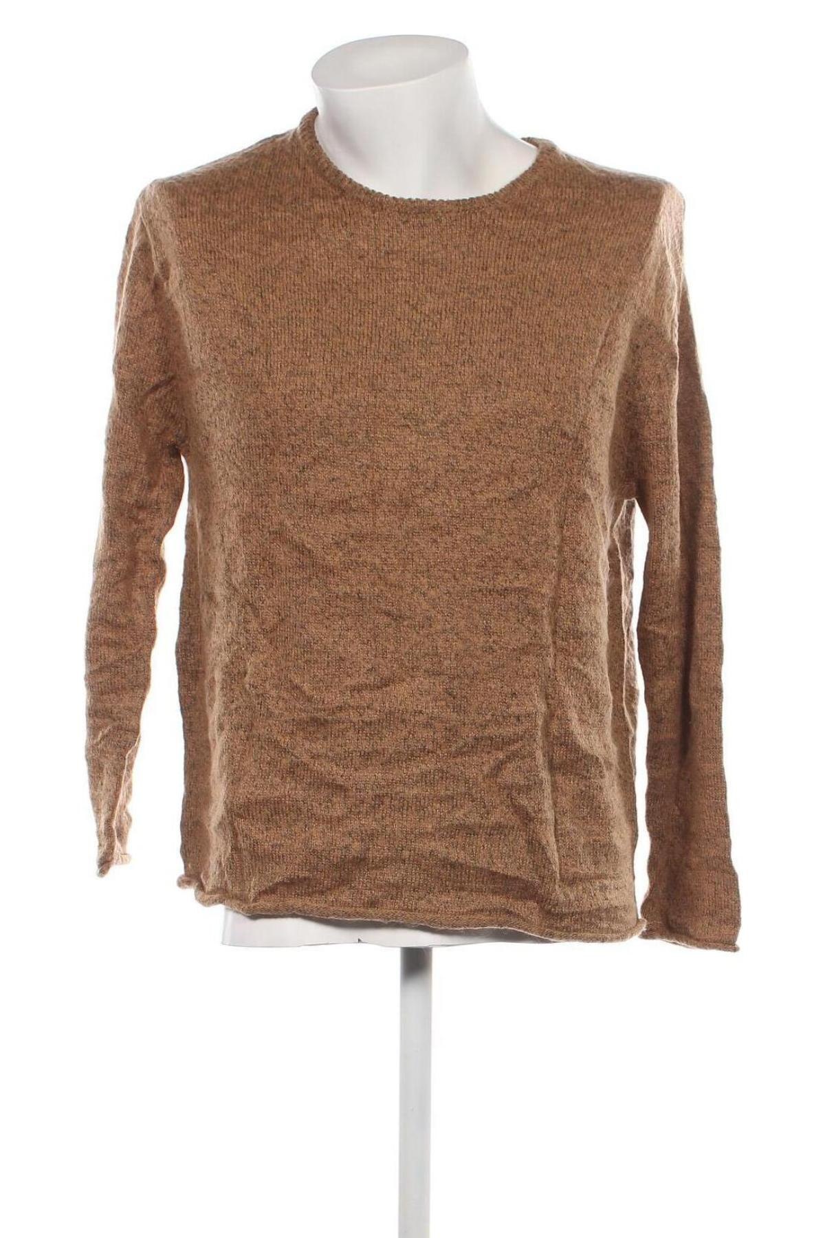 Мъжки пуловер H&M Divided, Размер S, Цвят Кафяв, Цена 4,64 лв.