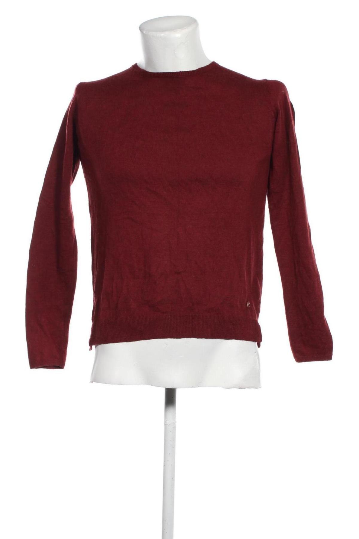 Męski sweter H&M L.O.G.G., Rozmiar S, Kolor Czerwony, Cena 13,91 zł