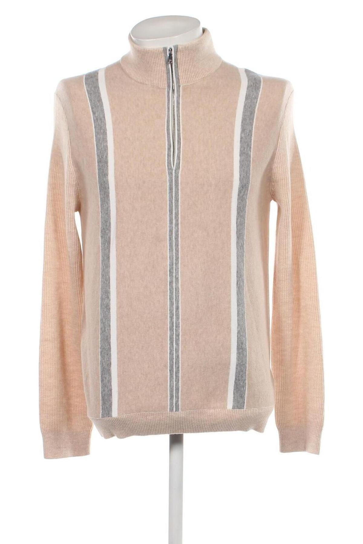 Herrenpullover Reiss, Größe L, Farbe Beige, Preis 8,04 €